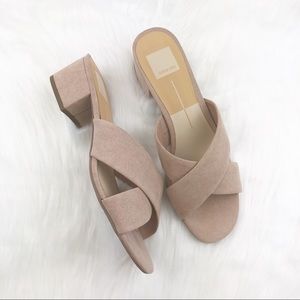 Dolce Vita | Ferne Blush Block Heel Slide Sandal